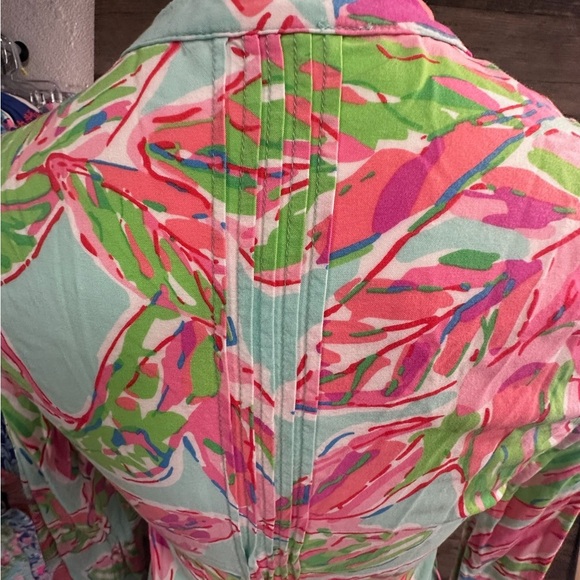 Lilly Pulitzer Multicolor Pastel Blouse XS - Picture 7 of 9